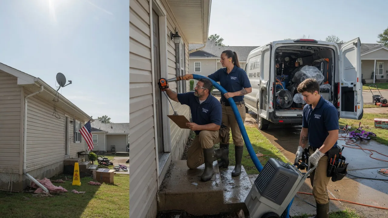 Ceiling Water Damage Restoration in Springville, TN near me